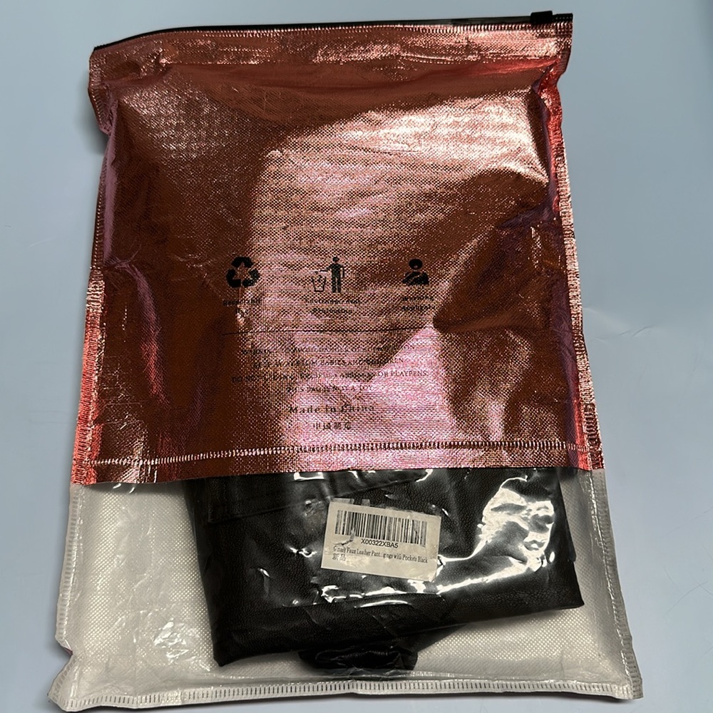 New Faux Leather Pants Black 4XL - Picture 10 of 10